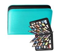 APGLSXY Elegante custodia per carte con chiusura a 9 pannelli con maniche trasparenti, perfetta per organizzare e proteggere la tua collezione da collezione