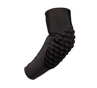 APGLSXY Gomitiere per braccio a prova di urto Sport compressione braccio manica gomito Pad per basket calcio ciclismo guardia nera schiuma pastiglie per bambini