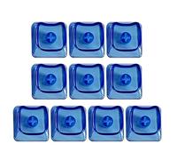 APGLSXY Set di 10 copritasti da gioco traslucidi per interruttori tastiere meccaniche compatibili per la progettazione trasparente personalizzabile dei keycaps della tastiera meccanica