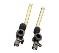 APGLSXY Set di microfoni per batteristi, coppia di microfoni per strumenti cardioide con corpo in metallo da 15,5 cm, per uso dal vivo, prove e percussioni da palcoscenico, microfono pickup per