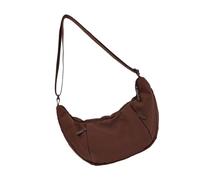 APGLSXY Spaziose ed eleganti borse per ravioli con tracolla singola regolabile pratica borsa a tracolla elegante accessorio per giovani comodo cinturino singolo, Caff