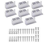 APGLSXY Staffe di montaggio di alluminio del pannello solare per installazione facile sui supporti del cavo della parete o del tetto