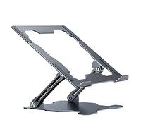 APGLSXY Supporto regolabile per computer portatile, supporto per computer portatile Riser multi-angolo da scrivania con ventola di calore per sollevare il notebook