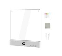 APGLSXY Tavola da disegno cancellabile per bambini con illuminazione alimentata tramite USB e tablet per imparare a divertirsi con arte pulita