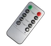 APGLSXY Telecomando a LED con pulsanti timer e modalità di illuminazione, tasti dimmerabili e abbassati, controller portatile in ABS a 10 tasti per illuminazione decorativa per feste