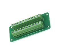 APGLSXY Terminali multiuso a 10 canali, connettore con fori di montaggio da 3 mm, parte di collegamento per installazione salvaspazio blocco di comando commerciale