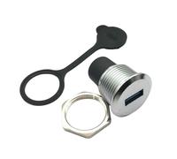 APGLSXY USB3.0 Femmina Montaggio a Pannello Socket Lega 5Gbps Trasferimento Esterno Industriale Durabilità Lega Connettore Pannello USB