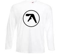 Aphex Twin - Maglietta a maniche lunghe da uomo, divertente, per danza, rave, musica, Electronicas