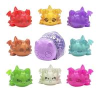 Aphmau MeeMeow Mystery Squishy Figures; Serie 4 - Dragons, Blind Box, 1 di 8 Possibili Dragon MeeMeows, Merch ufficiale Aphmau