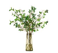 Aphmeir 3 rami artificiali di ficus verde, 73 cm, rami di ficus finti per vaso, foglie spray realistiche al tatto, decorazione per casa e ufficio