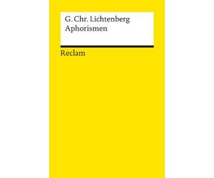 Aphorismen: Lichtenberg, Georg Ch - kluge Worte in einem Sammelband - 7812