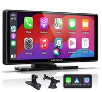 APHQUA 2026 CarPlay e Android Auto Autoradio, schermo portatile IPS Carplay da 10,26'' con touch screen, connettività Bluetooth, Siri, navigazione GPS, Mirror Link, AUX/FM