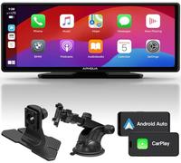 APHQUA Display CarPlay da 9,26" per Apple CarPlay e Android Auto, supporta controllo del volante e regolazione luminosità schermo. Mirror Link, Bluetooth, controllo vocale