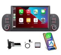 Aphrfamma Autoradio per FIAT Panda 2013-2020, Linux Autoradio Panda Support Wireless CarPlay/Android Auto, Stereo Fiat Panda with SWC/Touchscreen/Bluetooth/FM/AM/USB/DSP/RDS/Mirror Link