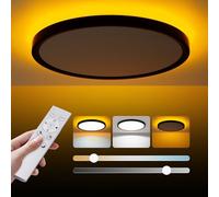Aphyni Plafoniera LED Soffitto Dimmerabile 24W 2800LM,Lampada da Rotonda Piatta 3000K-6500K per Camere da Letto,Soggiorno,Camerette,Balcone,Ø30cm