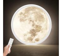 Aphyni Plafoniera LED Soffitto Moderna 24W Ø30cm,Design elegante della superficie lunare,Dimmerabile Facile da Installare Lampada da Soffitto 3000K-6500K per Camere da Letto,Soggiorno,Balcone