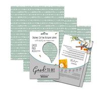 Api Cling Formaggio Wrap Riutilizzabile 3 Confezione Cotone Organico No Plastica