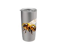 Api Motivo Miele Apicoltore Sussurratore D'api Capo Ape Bicchiere termico in acciaio inox doppia parete