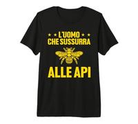 Apiario Apiarista l'Uomo Che Sussurra alle Api Apicoltore Maglietta Premium