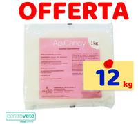 ApiCandy 12 / 24 Bustine da 1 Kg → Candito Zuccherato per API Apicoltura