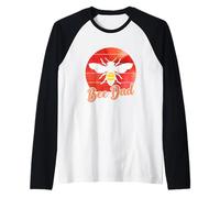 Apicoltore Api Miele Bee papà Maglia con Maniche Raglan