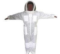 Apicoltura, 1 set di tuta da apicoltore, abbigliamento professionale for apicoltore, tuta antizanzare, abbigliamento traspirante anti-apicoltura(Space cap,3XL)