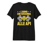 Apicoltura Apiario l'Uomo Che Sussurra alle Api Apicoltore Maglietta Premium
