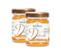 Apicoltura Casentinese, Miele Italiano Delicato, 2 Vasetti da 350 g