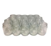 APICOLTURA.COM Vaso in vetro, senza tappo, per 500 gr di miele (conf. da 20 pezzi)