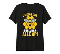 Apicoltura l'Uomo Che Sussurra alle Api Apicoltore Maglietta Premium