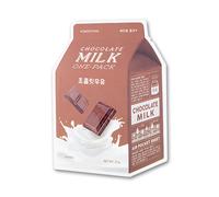 A'PIEU - Milk One Pack Sheet Mask - Chocolate - 1pezzo