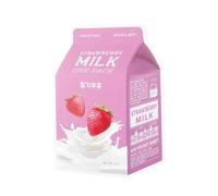 A'Pieu - Milk One-Pack Strawberry Sheet Mask Maschere glow 1 pieces unisex