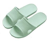 APIKA Pantofole Antiscivolo per Donna E Uomo Uso Interno Uso Esterno Suola in Schiuma Morbida di Sandalo da Bagno Scarpe da Piscina Casa Home Slide(Verde,38/39 EU)