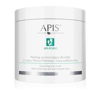 APIS API-PODO peeling detergente per piedi con sale del Mar Morto e lava vulcanica | Assistenza podologica | 700 gr