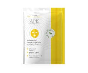 Apis Apis Gl nzende Tuchmaske 20G per uso professionale per migliorare le prestazioni in ogni utilizzo con misura o specifica 20G