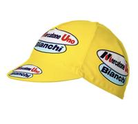 Apis Cappellino Ciclismo Team Vintage MERCATONE Uno Bianchi Cycling cap HOSTED BY PRO' Line