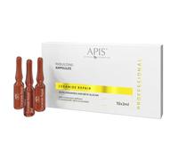 APIS CERAMIDE REPAIR Fiale rigeneranti 10x3 ml con ceramidi 3 e 6-II, beta-glucano, acido ialuronico e Centella Asiatica - ricostruzione della barriera cutanea, sollievo e idratazione