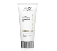 Apis LIFTING PEPTIDE Gel per ultrasuoni - 200 ml - con peptide SNAP-8, coenzima Q10, acido ialuronico e betaina, gel rassodante per trattamenti lifting