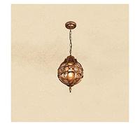 Apissante esterno sospeso a sospensione Impicchio impermeabile a sospensione Luce europea Europea Vintage Alluminio Lampadario Balcone Balcone Comunità Gazebo Decorativo Rampada a soffitto decorativo