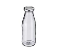 Apistore Bottiglia in Vetro Latte 250 ml con Capsula Oro - Confezione 10 Pezzi