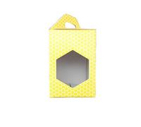Apistore Scatola Astuccio in Cartone per Vaso Miele da 1 kg (Giallo) - Conf. da 5 Pezzi