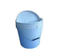 Apistore Secchiello Latta Rotondo Conico in plastica per Alimenti - 25 kg Miele