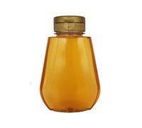 Apistore Squeezer dosatore in Pet Karma per 250 g mielє -180 ml con Tappo a Vite Colore Bronzo - confez. 5 Pezzi