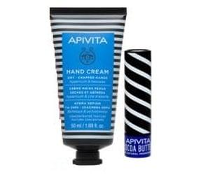 Apivita APIVITA PROMO XM WINTER WONDERS HYPERICUM CREMA MANI SECCHE E SCREPOLATE 50 ML + BALSAMO LABBRA CON BURRO DI CACAO SPF20 4,4 G