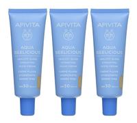 Apivita Aqua Beelicious Spf 30 Tinted 3x40 ml Soluzione