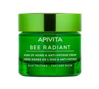 Apivita Bee Radiant - Crema Vellutata Ricca Segni dell’Età e Anti Fatica, 50ml