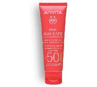 Apivita Bee Sun Safe Anti-Spot and Anti-Age Tinted Face Cream SPF50 crema protettiva colorata viso SPF 50 colore Golden 50 ml