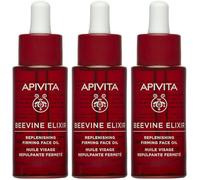 Apivita Beevine Elixir Olio Viso Ricostituente Rassodante 3x30 ml