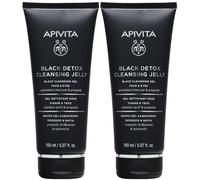 Apivita Black Detox Gel Detergente Nero viso, occhi e labbra struccant
