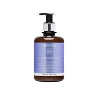 APIVITA Cleansing Creamy Foam Viso e Occhi con Propoli, Oliva e La